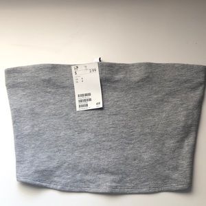 H&M Gray Tube Top (Brand new with tags!)